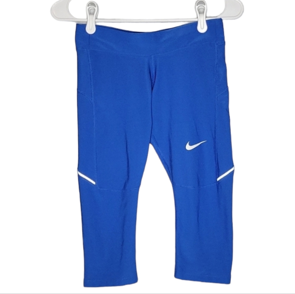 Nike Dri-Fit Blue Cropped Leggings